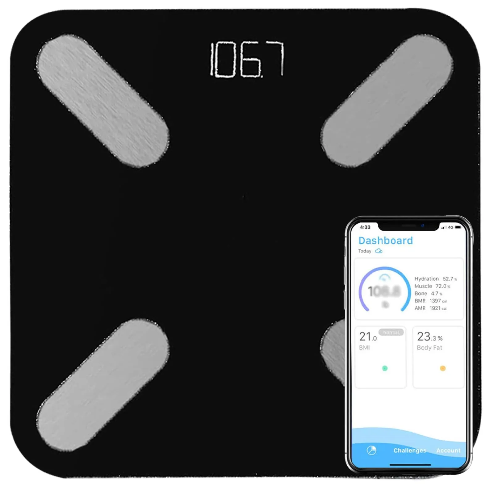 13 Attribute Measurements Smart Digital Scale