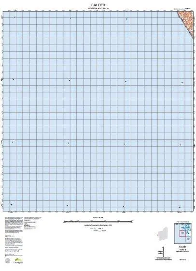 1545-3 Calder Topographic Map by Landgate (2015)