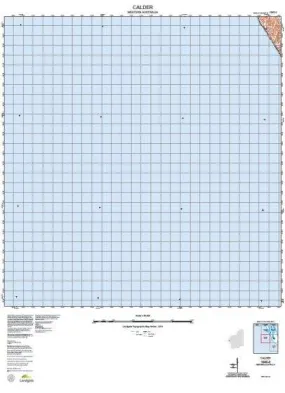 1545-3 Calder Topographic Map by Landgate (2015)