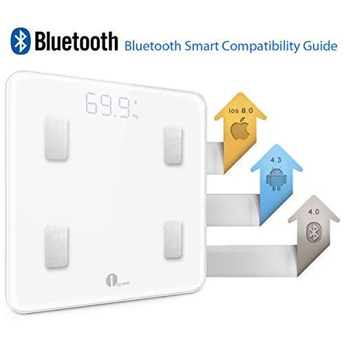 1byone Bluetooth Accurate Body Fat Scale