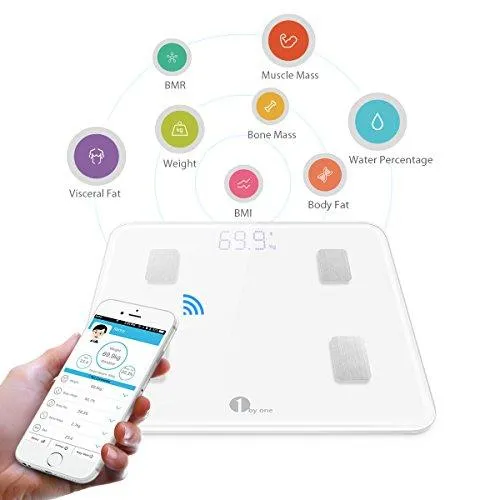 1byone Bluetooth Accurate Body Fat Scale