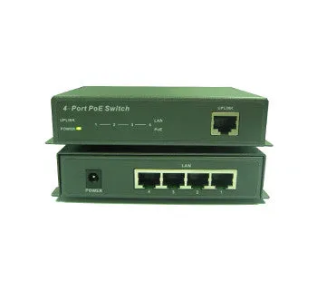 4 PORT 100/1000 MBPS WITH GIB UPLINK PORT BASE-T POE SWITCH