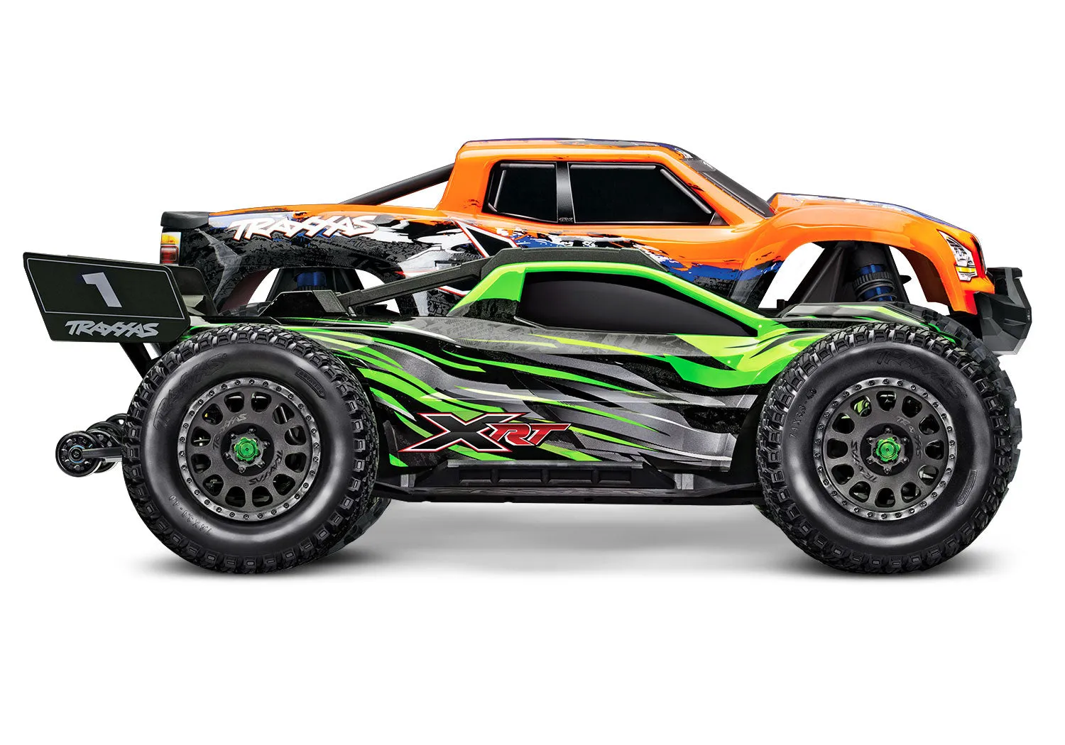 78086-4  XRT Brushless Electric Race Truck Green