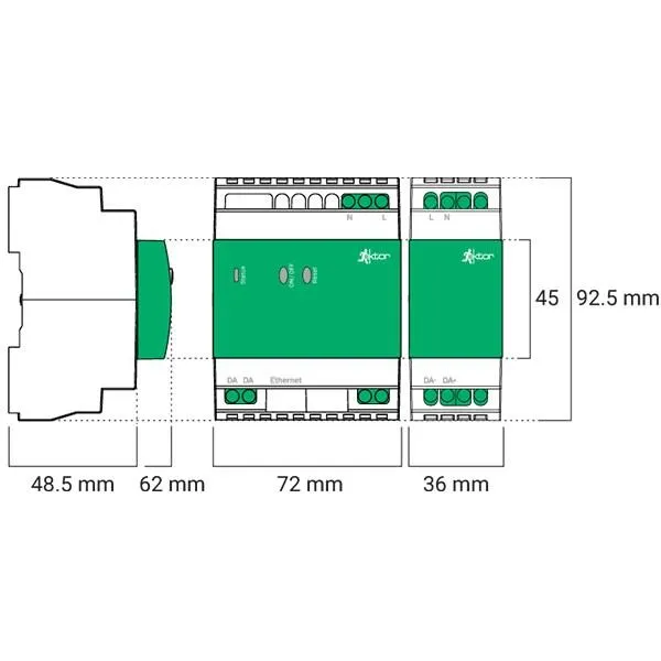 Accessory: Advanced Wired Application Controller - Ethernet DALI Gateway with Power Supply