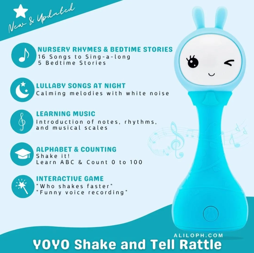 Alilo Yoyo Shake and Tell Rattle