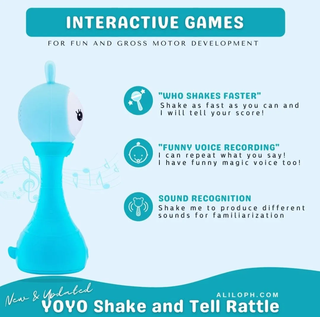 Alilo Yoyo Shake and Tell Rattle