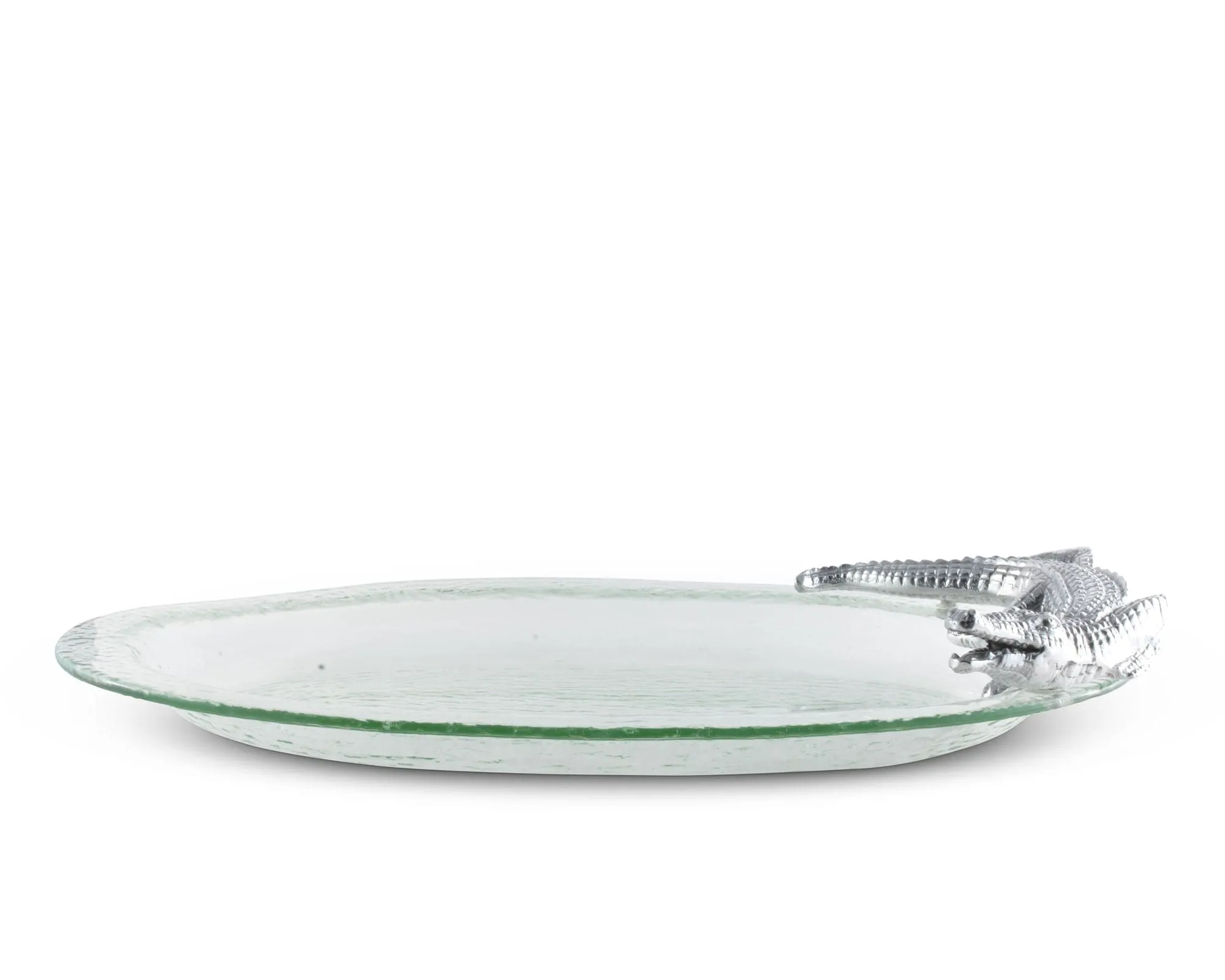 Alligator Glass Platter