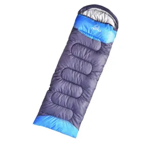 AOTU AT6101 1.6kg Outdoor Camping Stitchable Envelope Warm Sleeping Bag(Navy Blue)