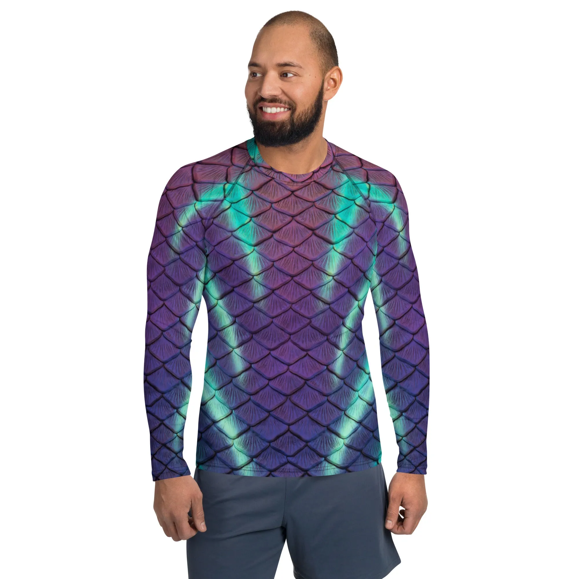 Aurora Borealis Relaxed Fit Rash Guard