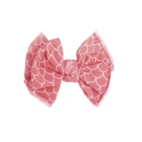 Baby Bling Printed FAB Clip: Coral Scales