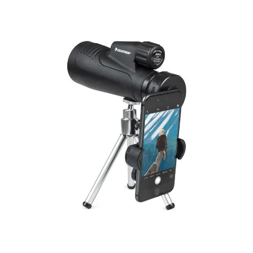 Celestron Outland X 20x50 mm Monocular with Tripod, Smartphone Adapter (72372)