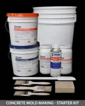 Concrete Rubber Mold Making Starter Kit with 74-45 Urethane