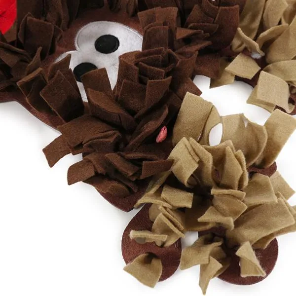 Cupid & Comet | Festive Pet Toy | Reindeer Snuffle Mat