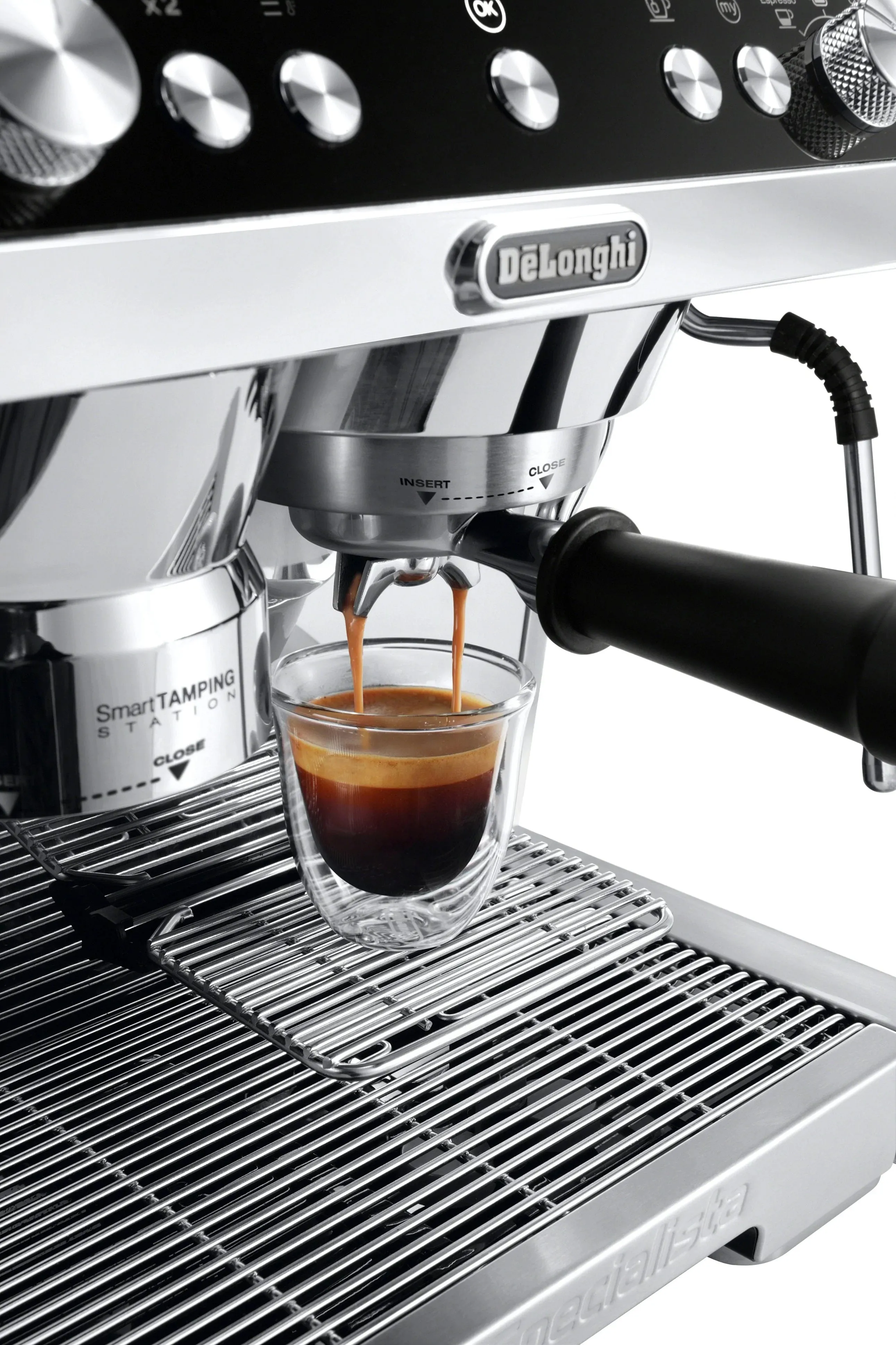 De'Longhi - La Specialista Prestigio Espresso Machine with Dual Heating System - Stainless Steel