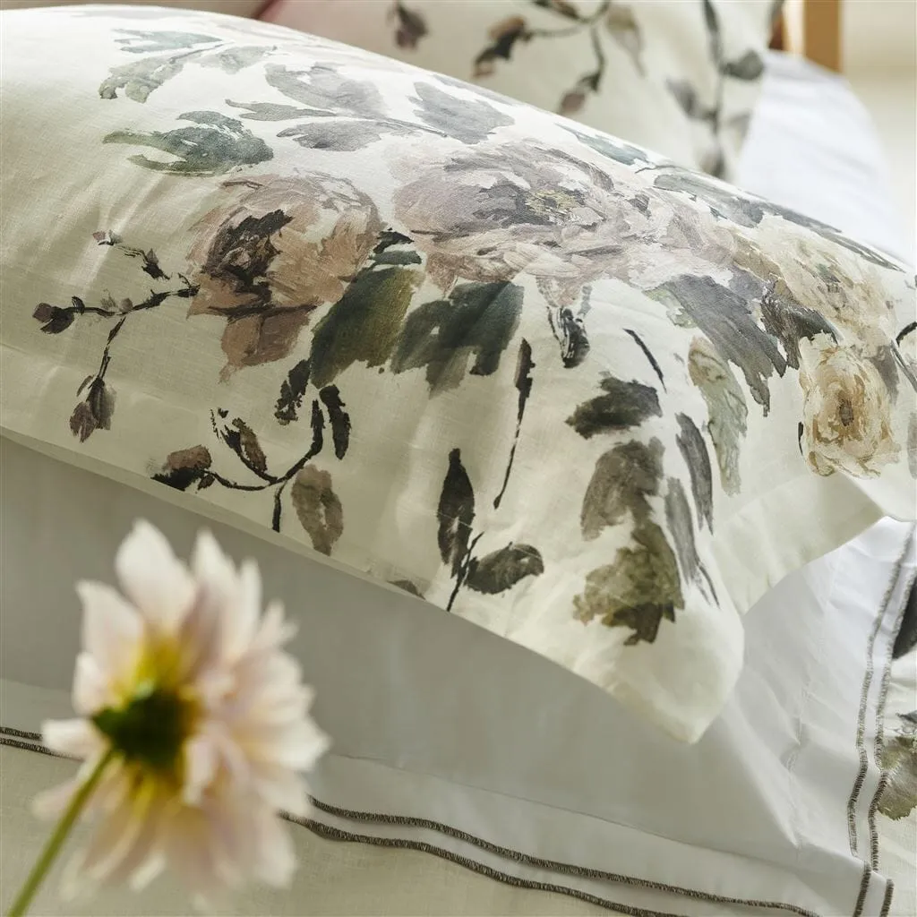 Designers Guild Shanghai Garden Ecru Bedding