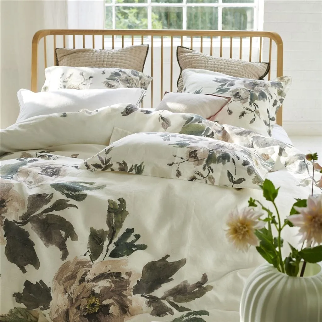 Designers Guild Shanghai Garden Ecru Bedding