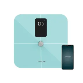 Digital Bathroom Scales Cecotec Surface Precision 10400 Smart Healthy Vision Blue