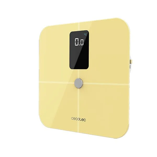 Digital Bathroom Scales Cecotec Surface Precision 10400 Smart Healthy Vision Yellow