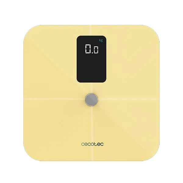 Digital Bathroom Scales Cecotec Surface Precision 10400 Smart Healthy Vision Yellow