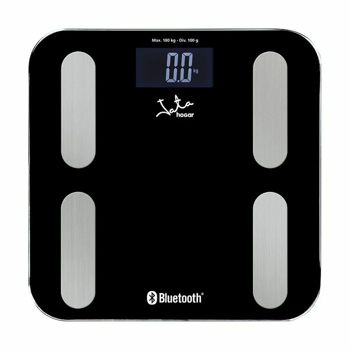 Digital Bathroom Scales JATA 593           * Black Glass 180 kg