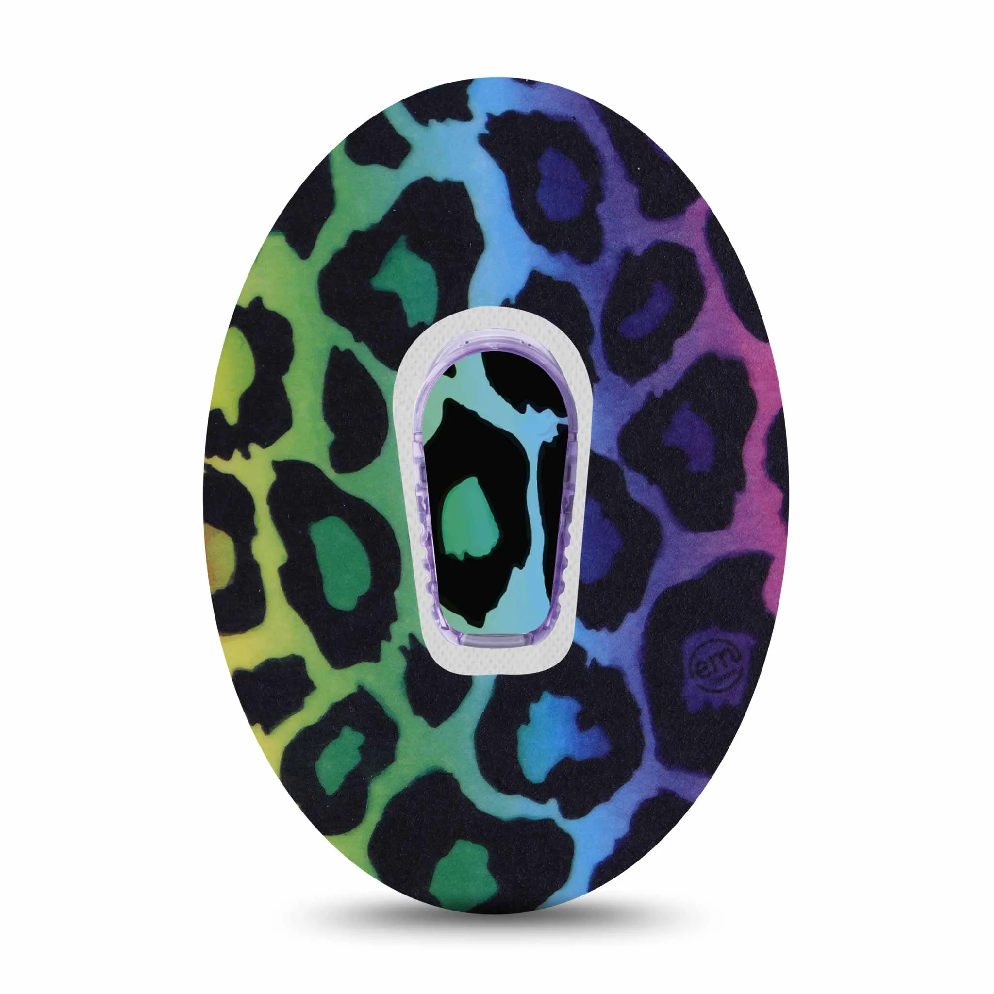 ExpressionMed Dexcom G6/One Transmitter Sticker (Multicoloured Cheetah)