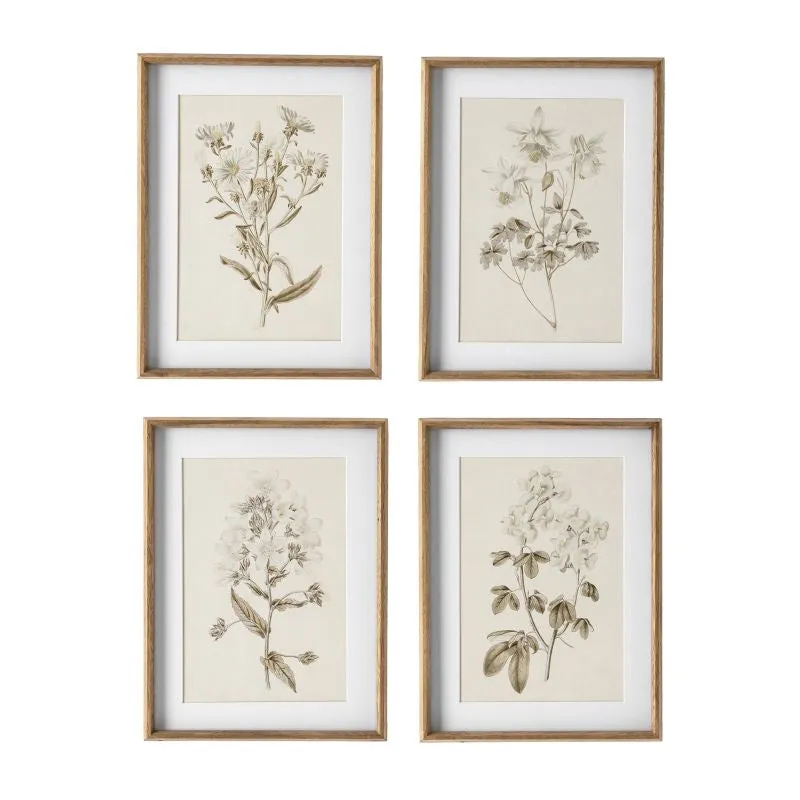 FLEUR DE BLANC PRINTS, SET OF 4 BY NAPA HOME & GARDEN