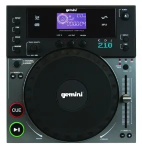 Gemini CDJ-210 Professional Tabletop CD-MP3 Player