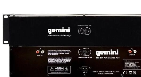 Gemini CDX-2250 Professional 2U Rackmount CD Player