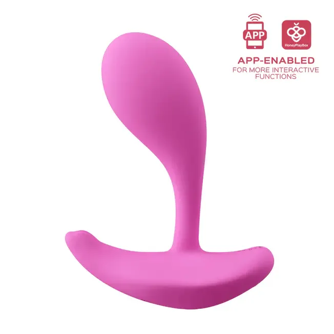 Enhanced Pink Honey Play Box Oly 2 Wearable Vibrator with Pressure Sensing Technology