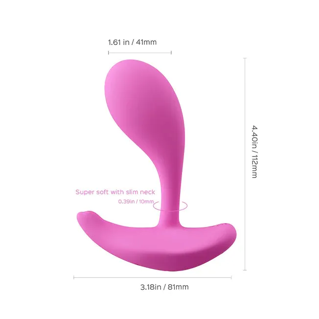 Enhanced Pink Honey Play Box Oly 2 Wearable Vibrator with Pressure Sensing Technology