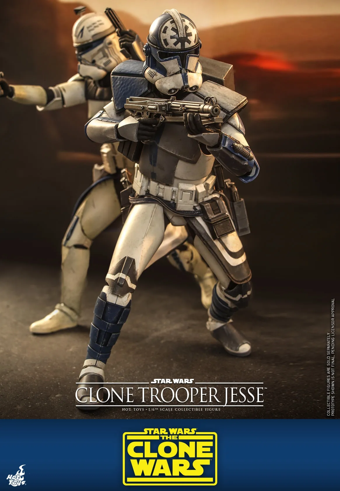 Hot Toys - TMS064 - Star Wars: The Clone Wars - 1/6th scale Clone Trooper Jess Collectible Figure