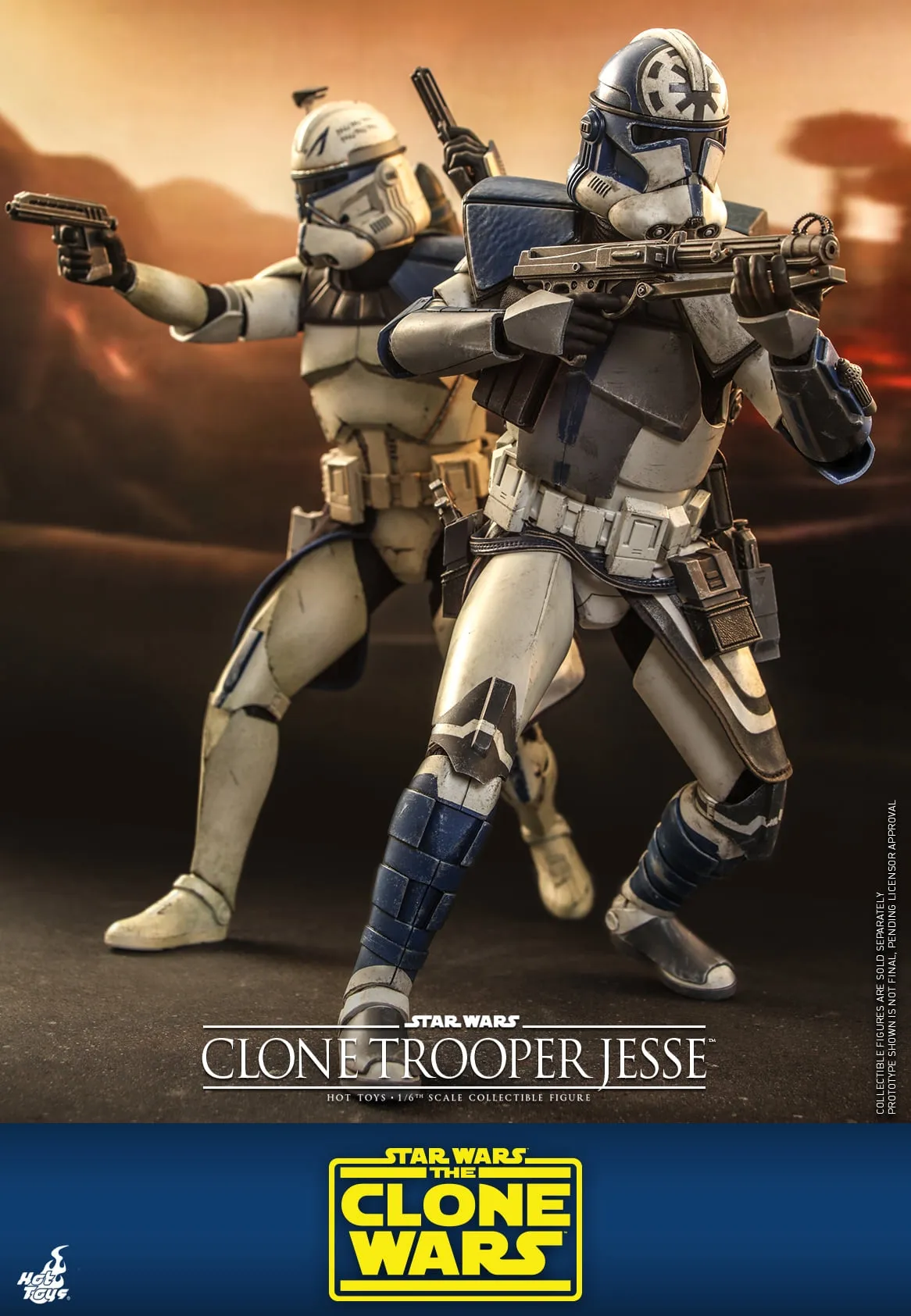 Hot Toys - TMS064 - Star Wars: The Clone Wars - 1/6th scale Clone Trooper Jess Collectible Figure