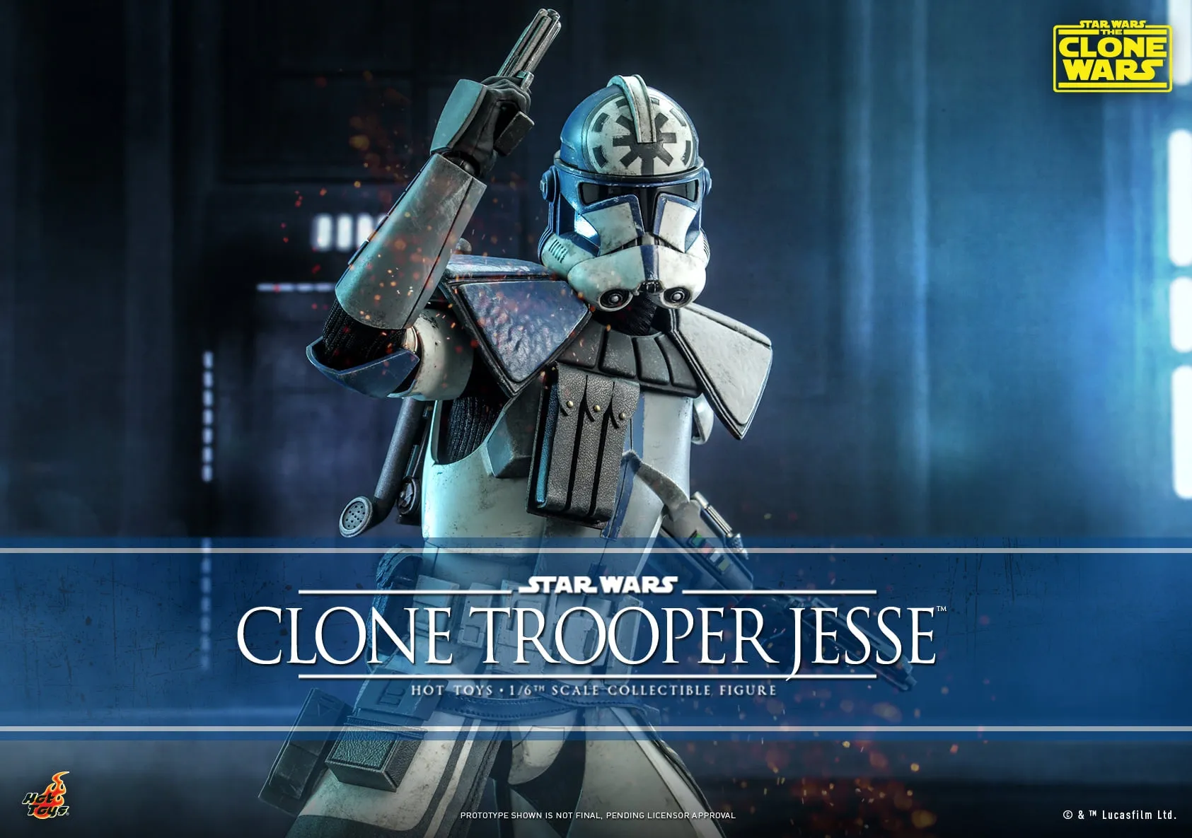 Hot Toys - TMS064 - Star Wars: The Clone Wars - 1/6th scale Clone Trooper Jess Collectible Figure