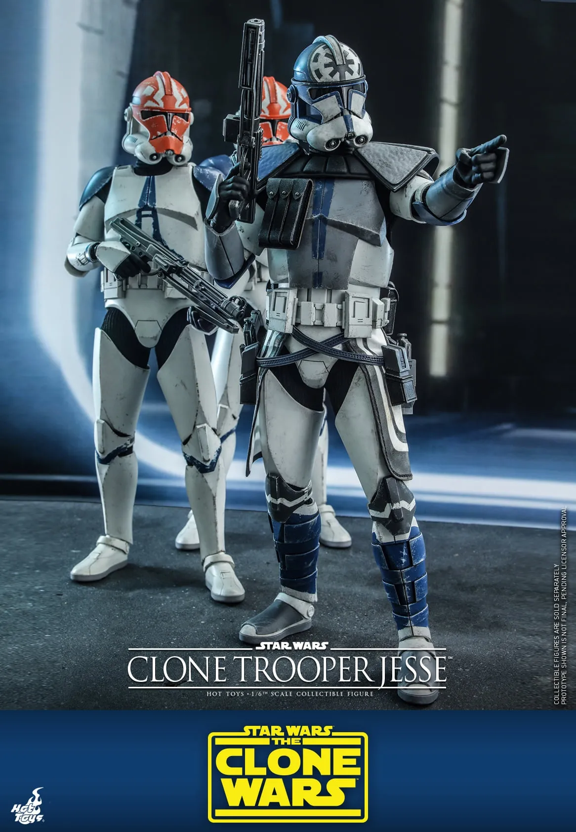 Hot Toys - TMS064 - Star Wars: The Clone Wars - 1/6th scale Clone Trooper Jess Collectible Figure