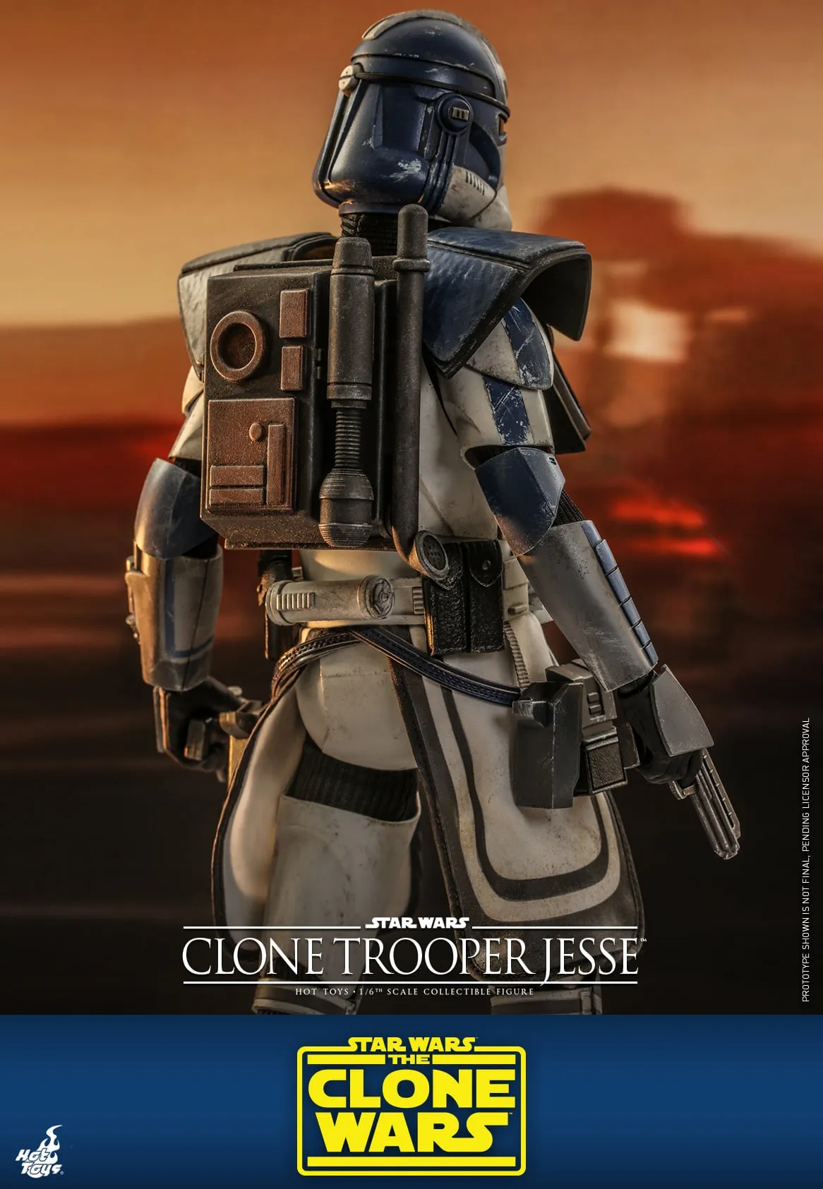 Hot Toys - TMS064 - Star Wars: The Clone Wars - 1/6th scale Clone Trooper Jess Collectible Figure