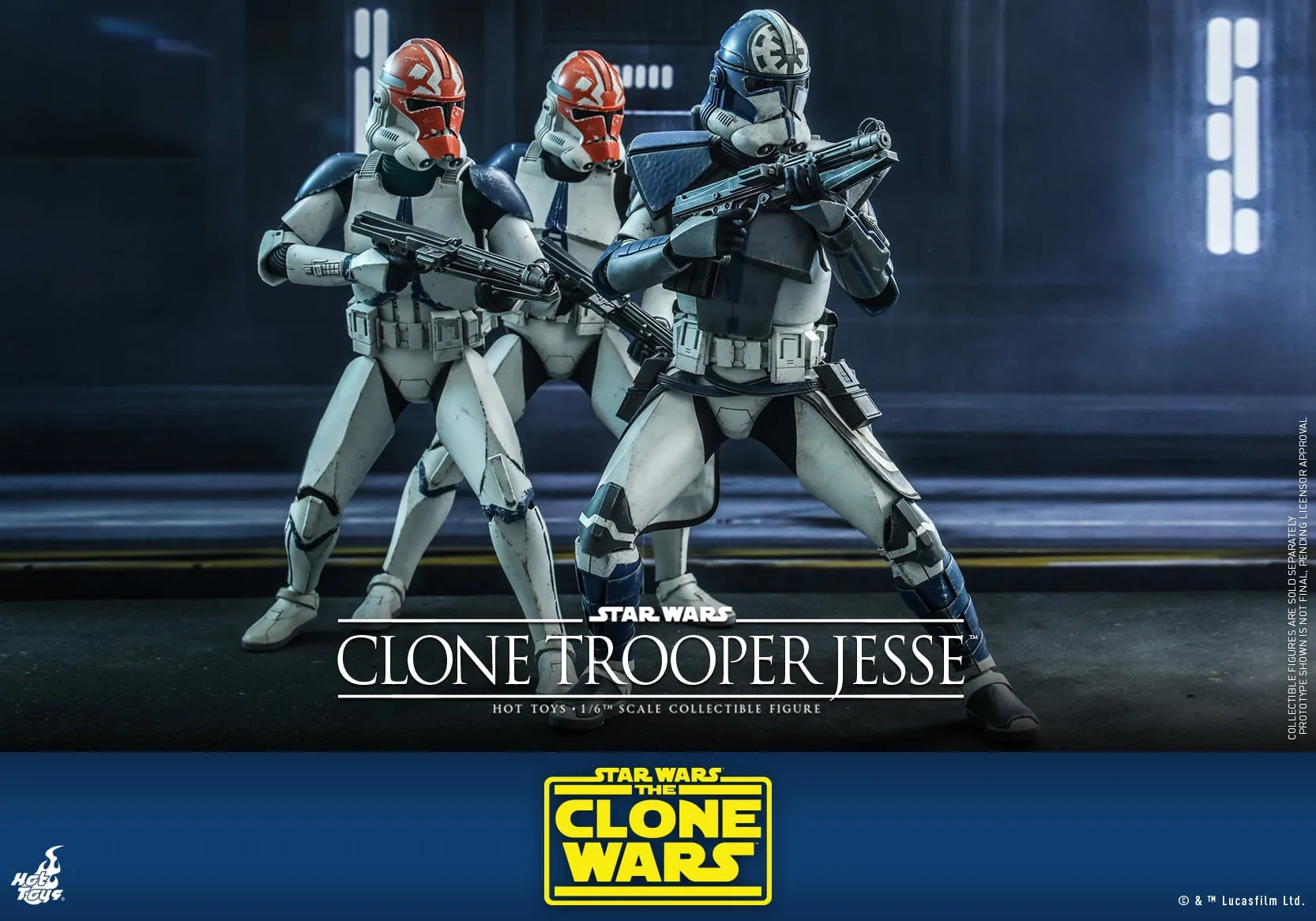 Hot Toys - TMS064 - Star Wars: The Clone Wars - 1/6th scale Clone Trooper Jess Collectible Figure