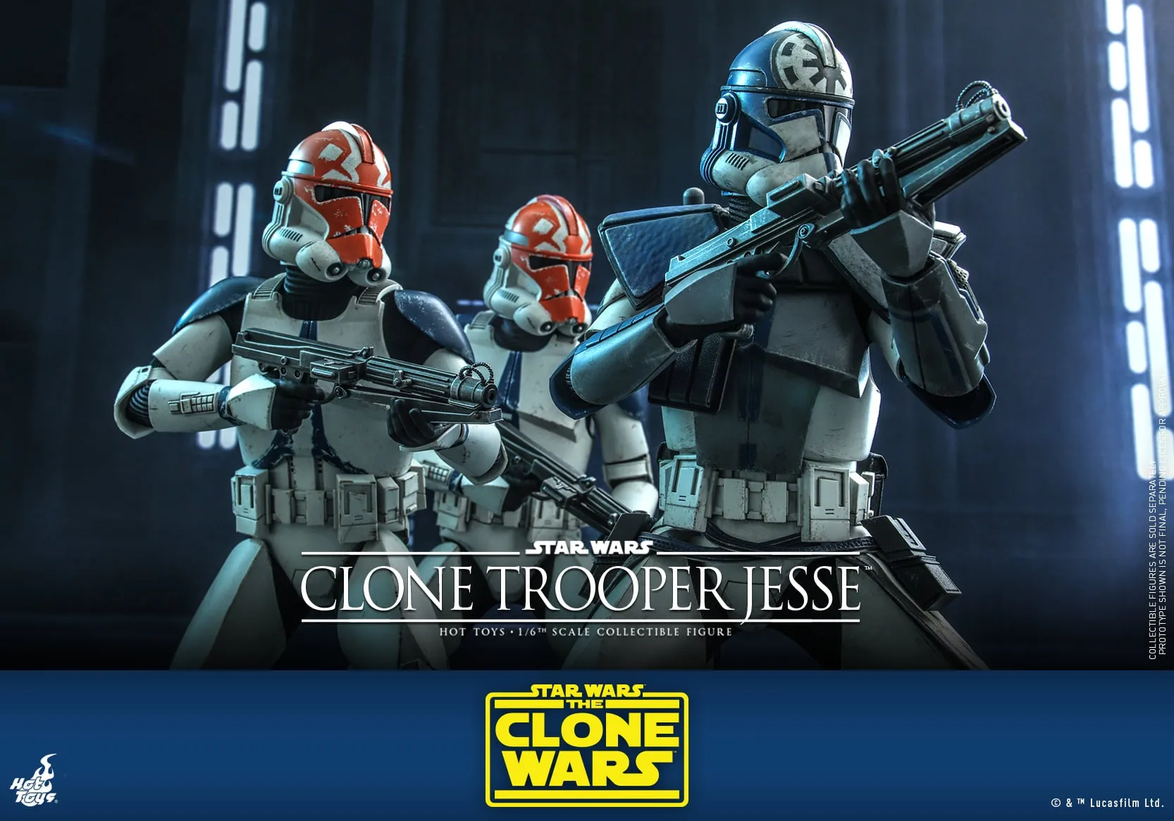 Hot Toys - TMS064 - Star Wars: The Clone Wars - 1/6th scale Clone Trooper Jess Collectible Figure