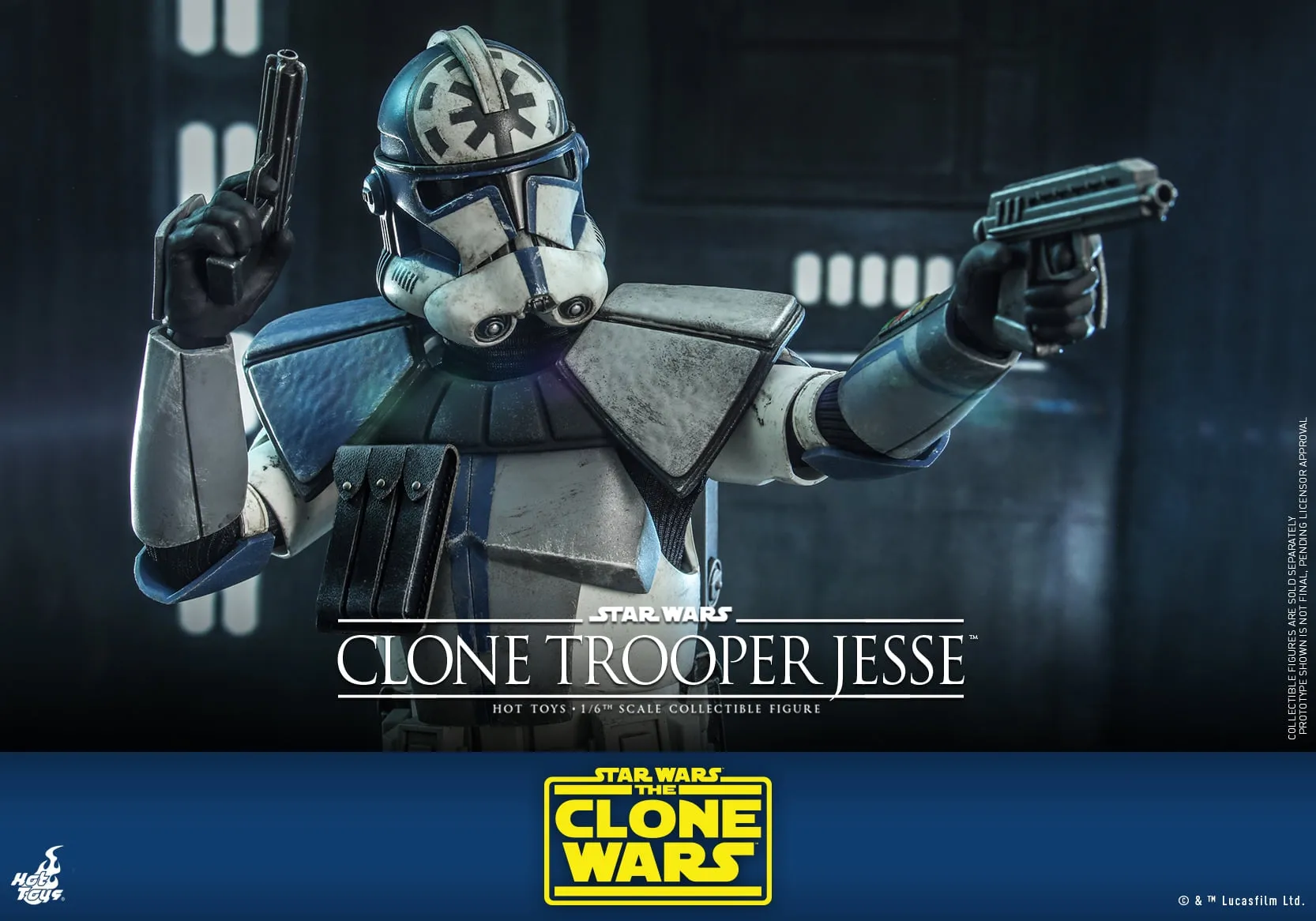 Hot Toys - TMS064 - Star Wars: The Clone Wars - 1/6th scale Clone Trooper Jess Collectible Figure