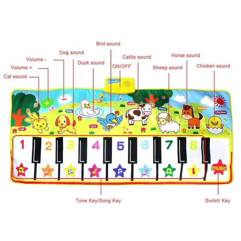 Large Baby's Musical Educational Mat