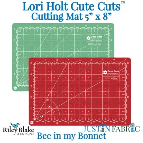 Lori Holt Cute Cuts™ 5" x 8" Reversible Self-Healing Cutting Mat for Quilting - Alpine & Schoolhouse | Riley Blake Designs Pre-Order (October 2024)