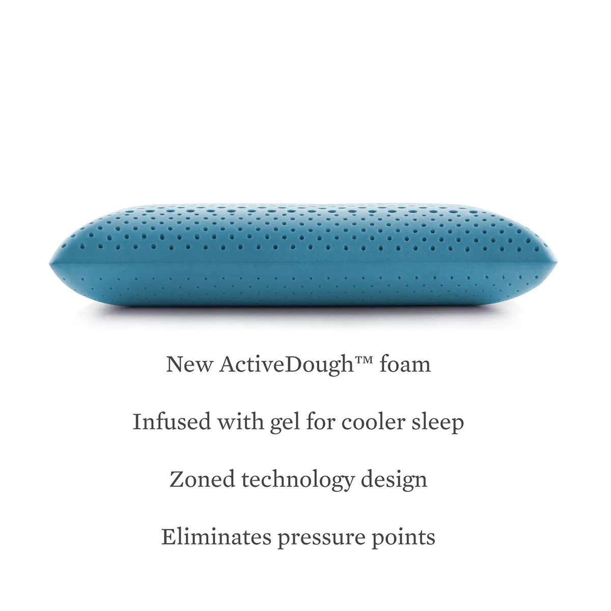 Malouf Zoned ActiveDough®   Cooling Gel Pillow