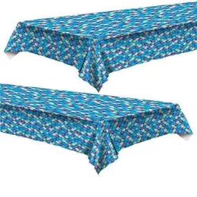 Mermaid Party Supplies - Mermaid Scales Table Cover - 2 Pack