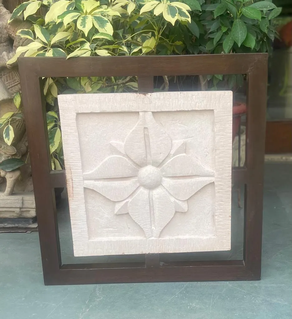 Naira- Wood Mounted Stone Panel ( Can be customised to size & design)