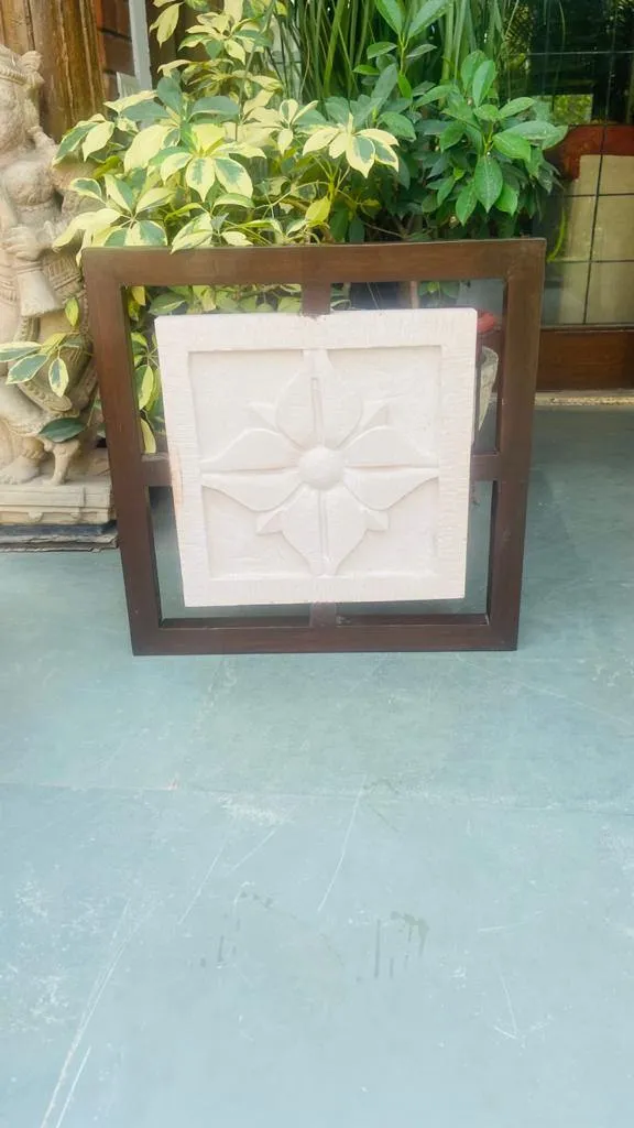 Naira- Wood Mounted Stone Panel ( Can be customised to size & design)