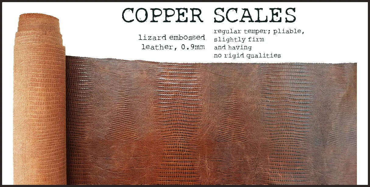 R.atelier B6 / B6 Slim TN Leather Folio | Copper Scales