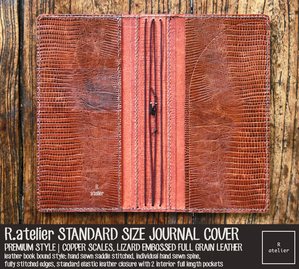 R.atelier Standard TN Leather Folio | Copper Scales