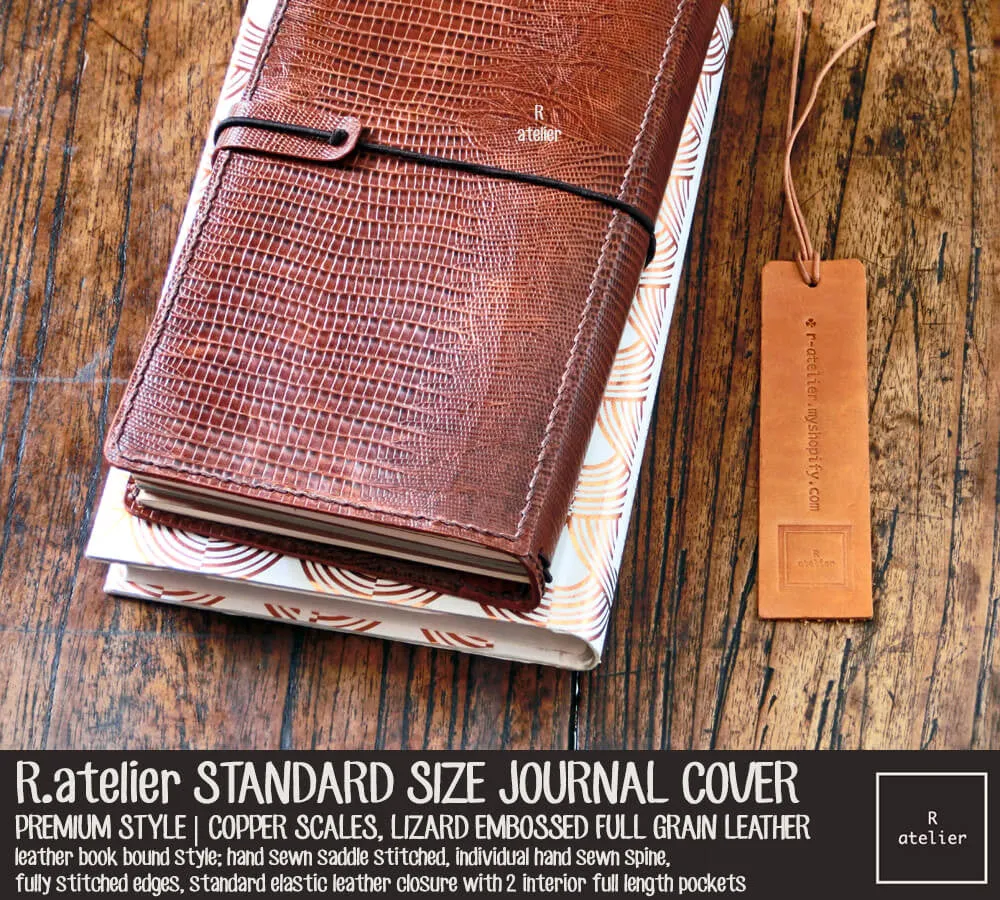 R.atelier Standard TN Leather Folio | Copper Scales