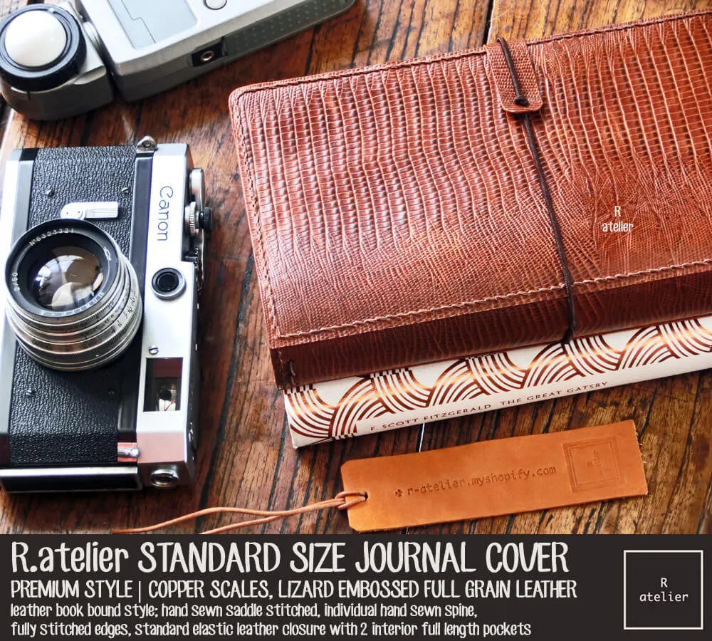 R.atelier Standard TN Leather Folio | Copper Scales