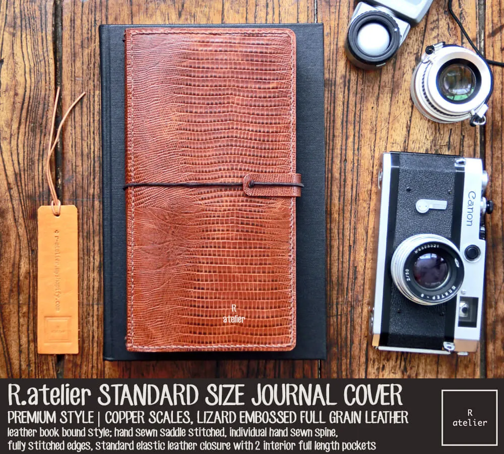 R.atelier Standard TN Leather Folio | Copper Scales