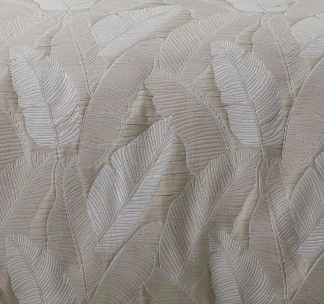 Tahiti Quilt Cover Set Range Tan